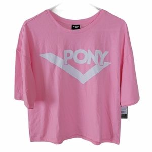 Pony Lock Up Logo Tee